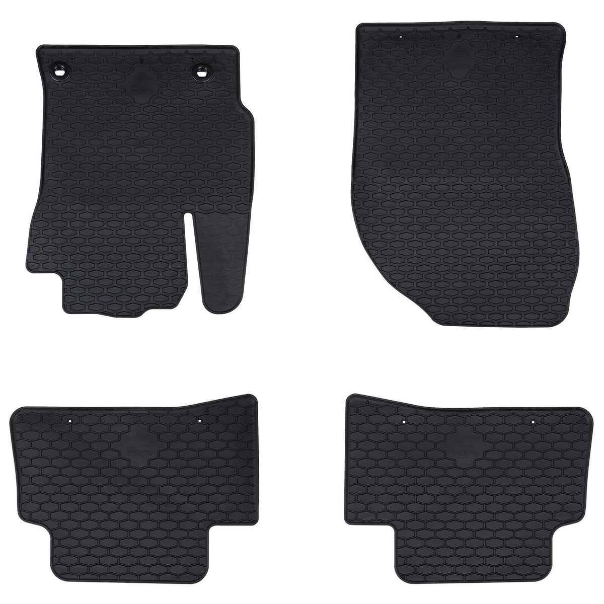 Autobodemmat 4 pcs Zwart Rubber is nu te koop bij PeponiXL, paradijselijk wonen!