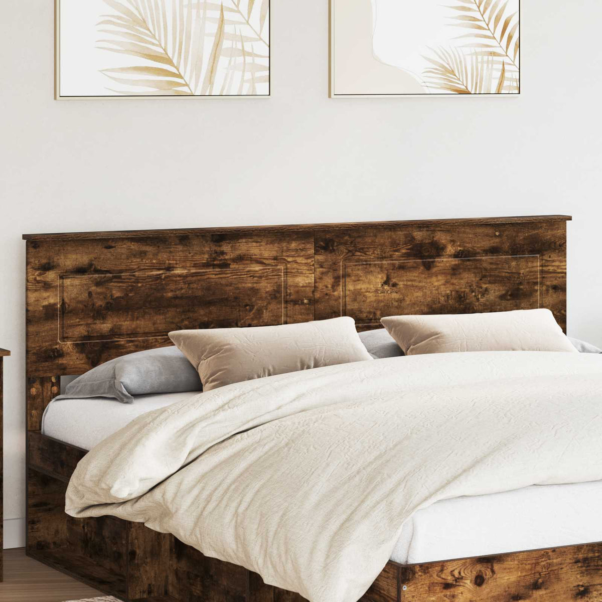 Hoofdbord Gerookt eiken Bewerkt hout is nu te koop bij PeponiXL, paradijselijk wonen!