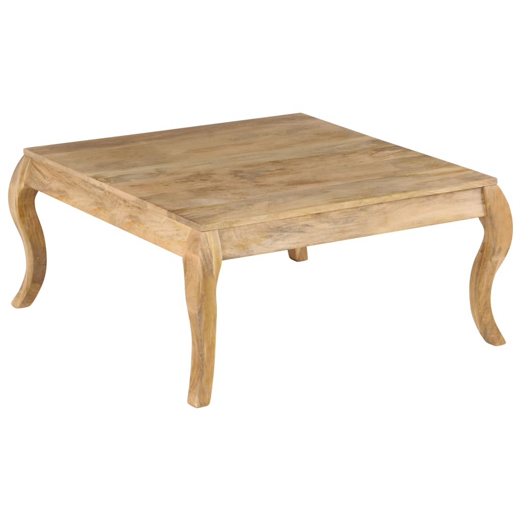 Salontafel 80x80x40 cm massief mangohout is nu te koop bij PeponiXL, paradijselijk wonen!