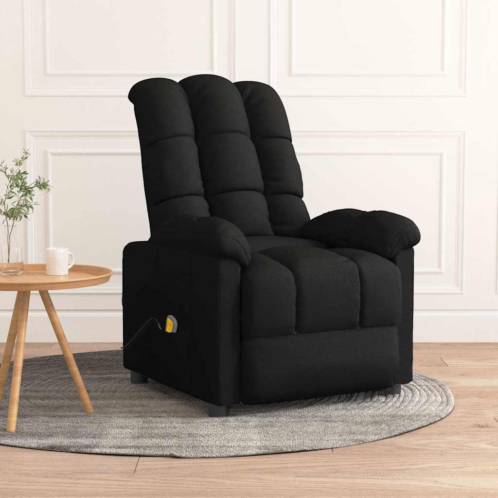 Massagestoel stof zwart is nu te koop bij PeponiXL, paradijselijk wonen!