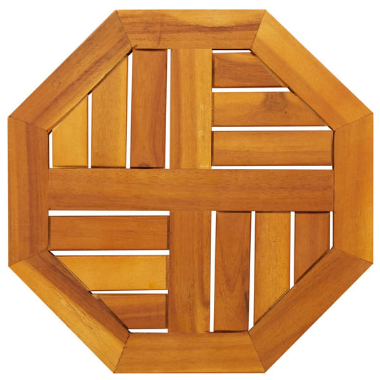 Tafelblad achthoekig 40x40x2 cm massief acaciahout is nu te koop bij PeponiXL, paradijselijk wonen!