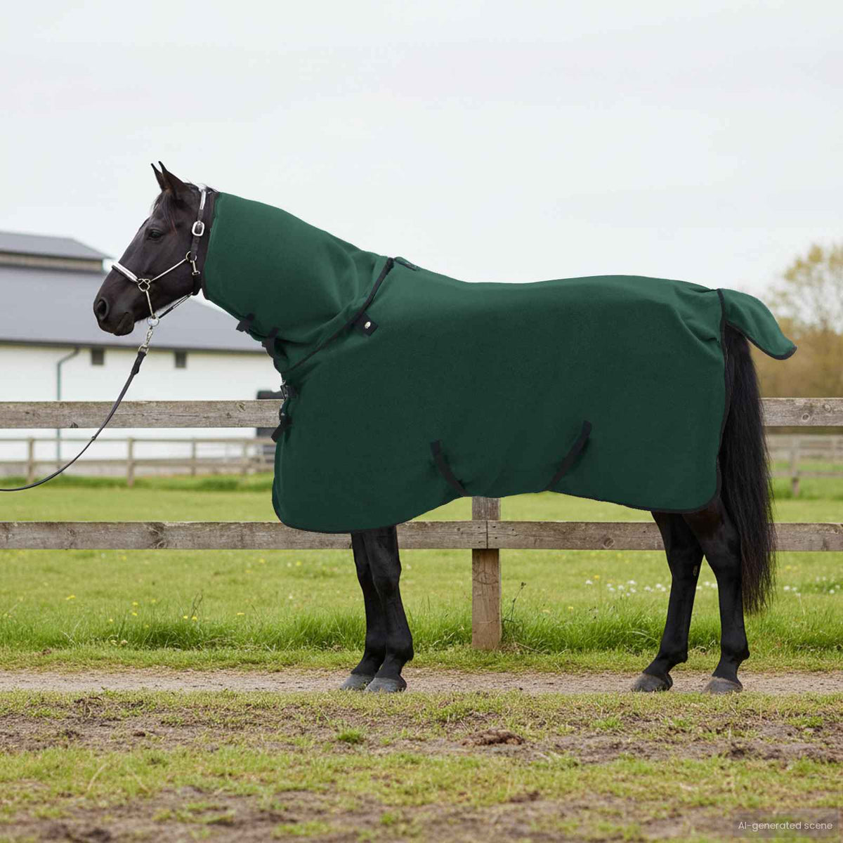 Paardendeken Volledig Donkergroen 85 cm Polyester is nu te koop bij PeponiXL, paradijselijk wonen!