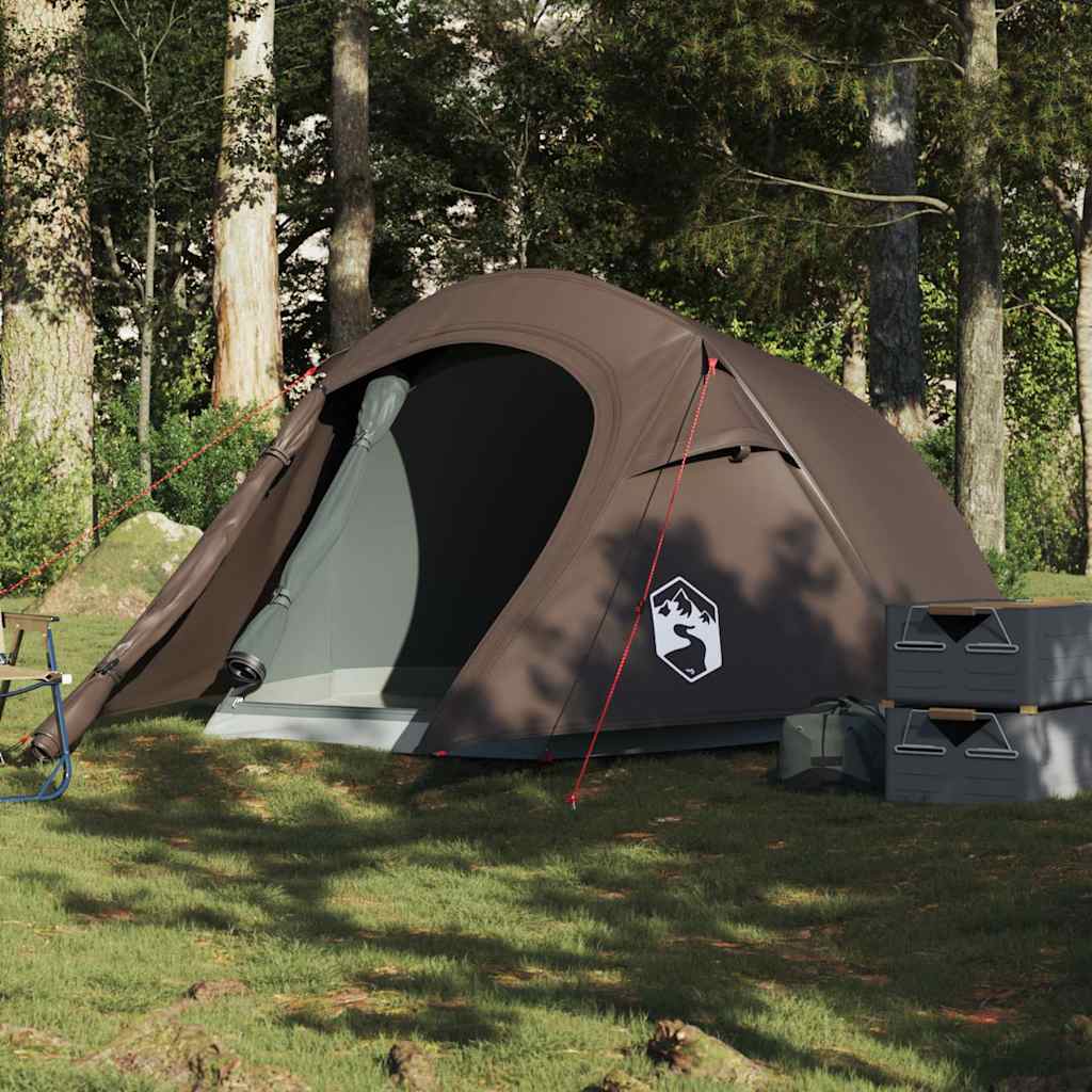 Tunneltent 2-persoons waterdicht bruin is nu te koop bij PeponiXL, paradijselijk wonen!