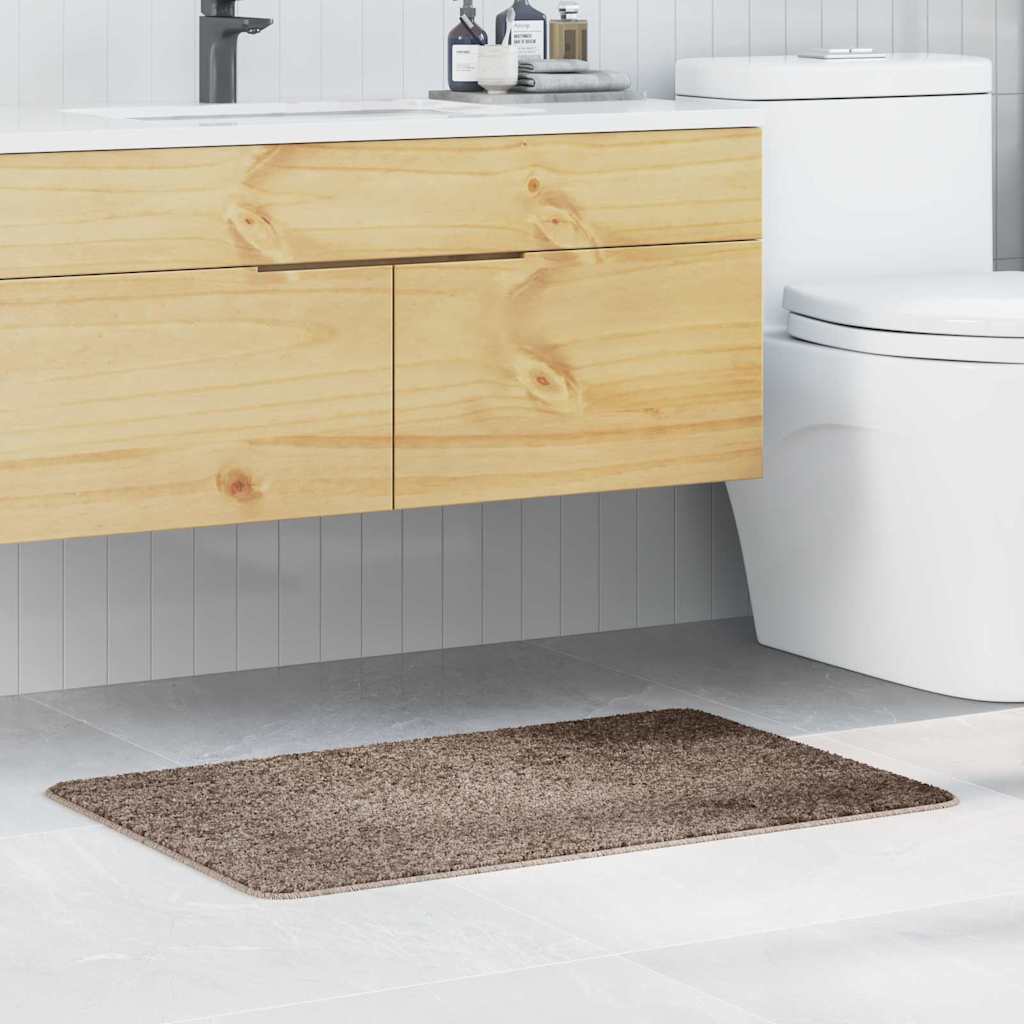 Antislip Badmat Bruin 60 x 90 cm PP is nu te koop bij PeponiXL, paradijselijk wonen!