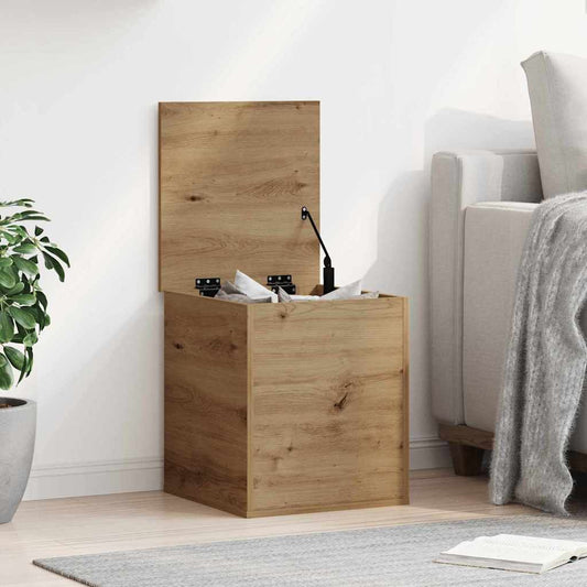 Opslagdoos Artisan Eiken 40 x 42 x 46 cm Bewerkt hout is nu te koop bij PeponiXL, paradijselijk wonen!