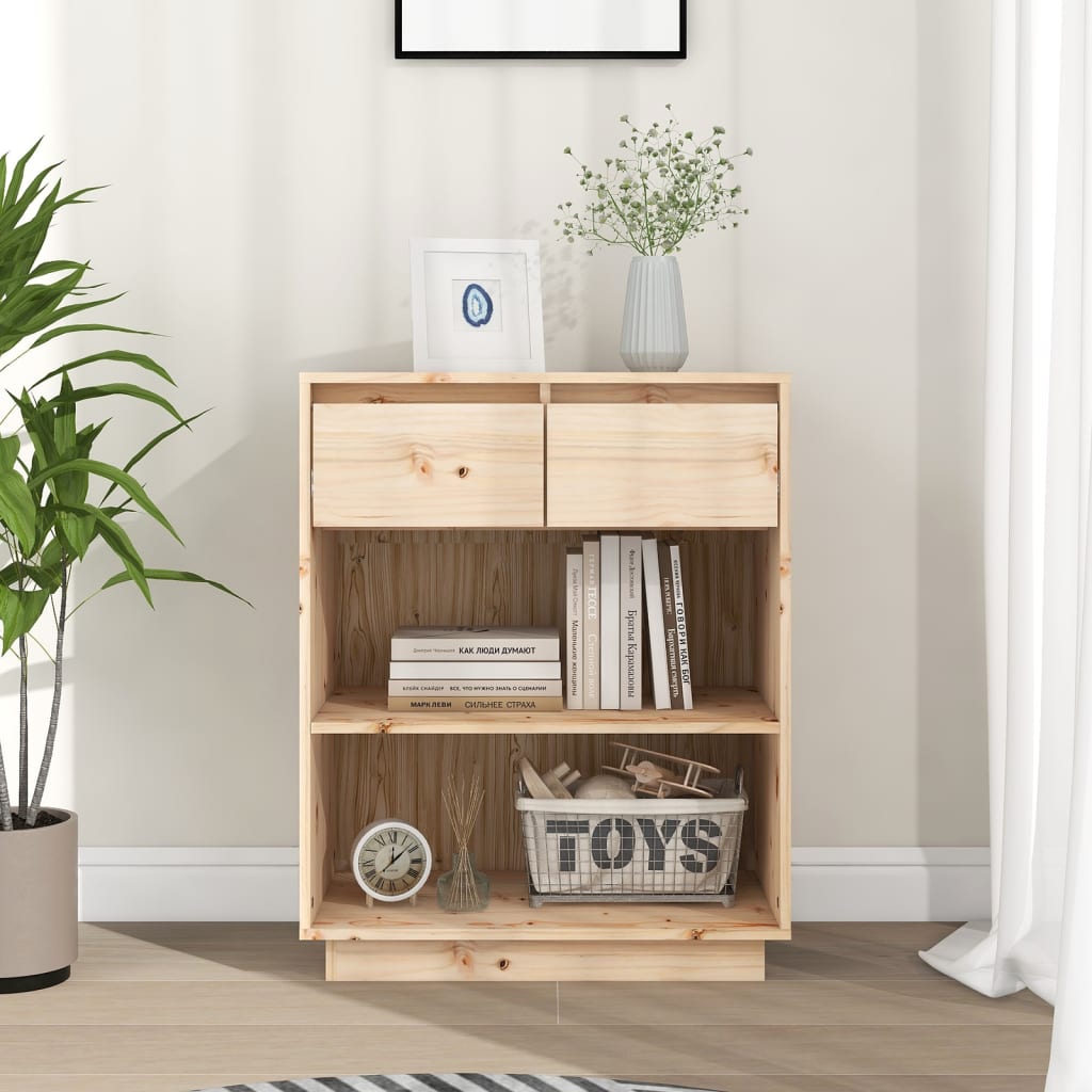 Wandkast 60x34x75 cm massief grenenhout is nu te koop bij PeponiXL, paradijselijk wonen!