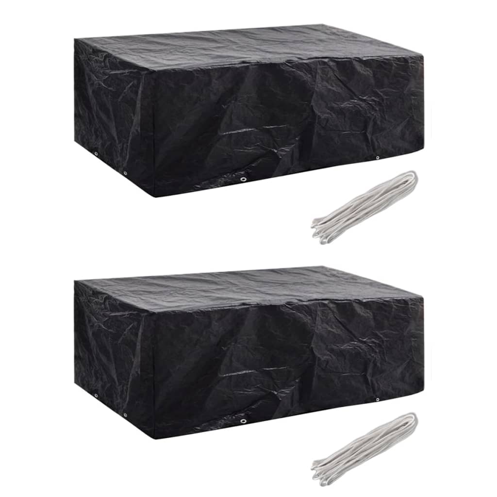 Tuinmeubelhoezen 2 st 8 ogen 200x160x70 cm is nu te koop bij PeponiXL, paradijselijk wonen!