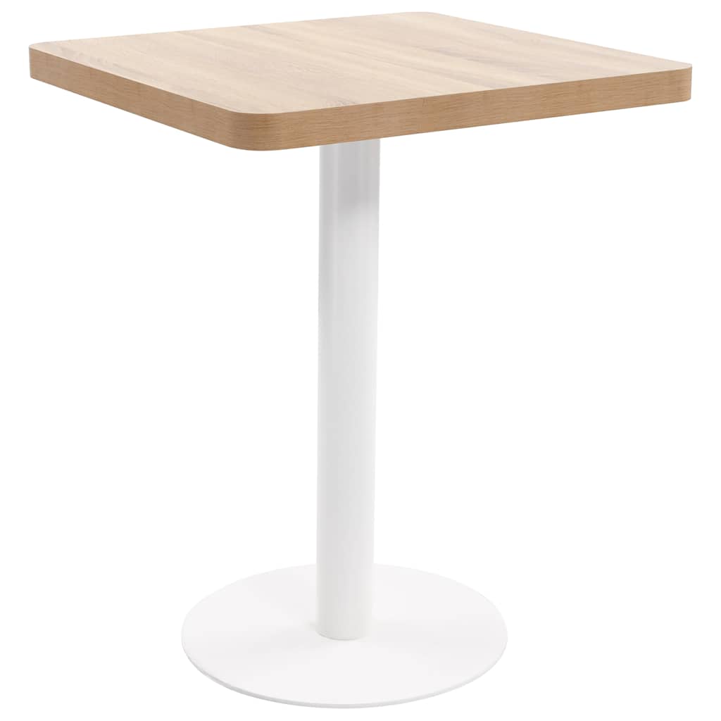 Bistrotafel 60x60 cm MDF lichtbruin is nu te koop bij PeponiXL, paradijselijk wonen!