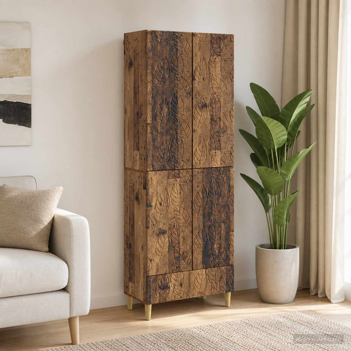 Kastenset 2 pcs Oud hout Bewerkt hout is nu te koop bij PeponiXL, paradijselijk wonen!