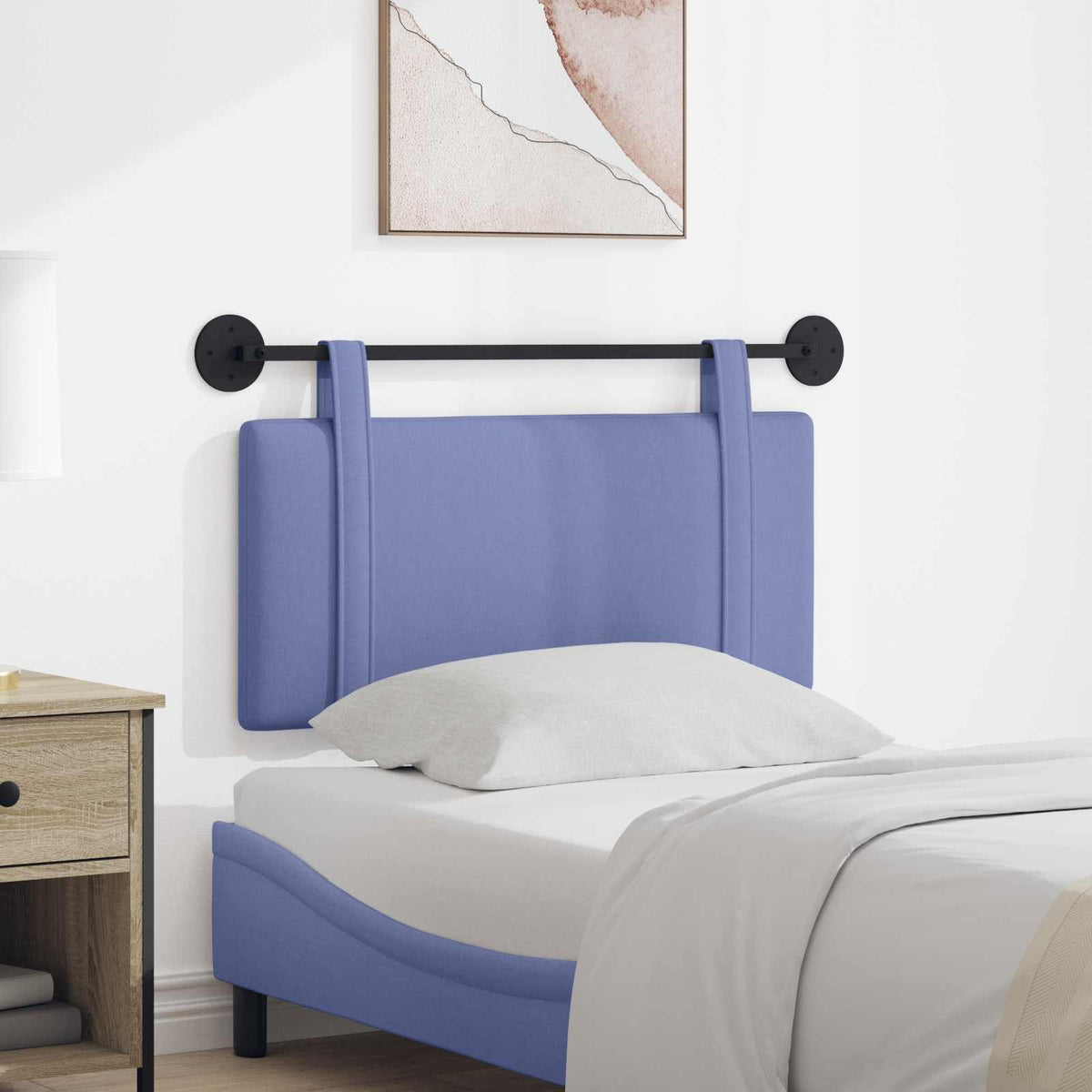 Hangend hoofdbord Jeans Blauw Stof is nu te koop bij PeponiXL, paradijselijk wonen!