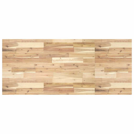 Bureaublad 120x60x4 cm onbehandeld massief acaciahout is nu te koop bij PeponiXL, paradijselijk wonen!