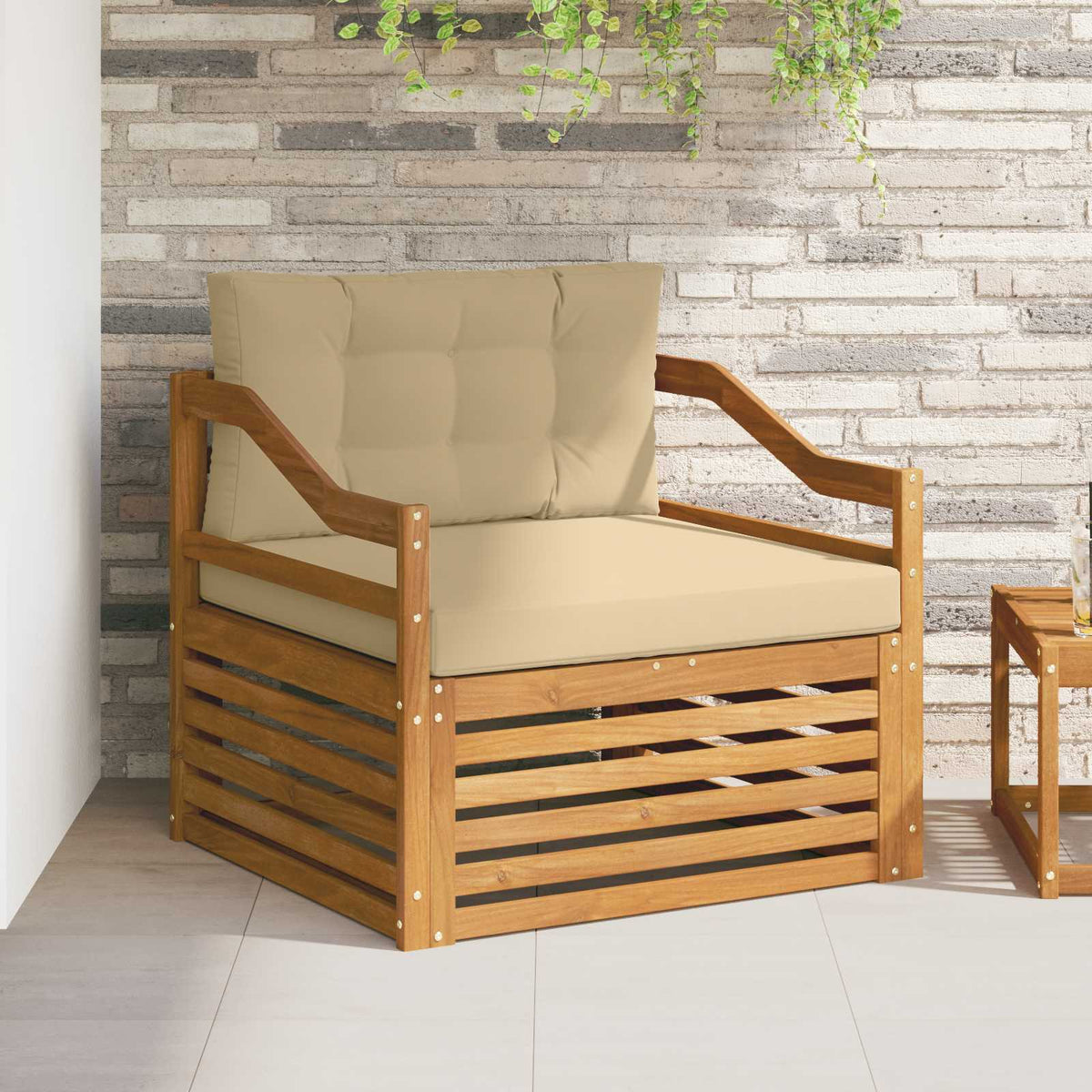 Tuinbank Natuurlijk en Beige is nu te koop bij PeponiXL, paradijselijk wonen!