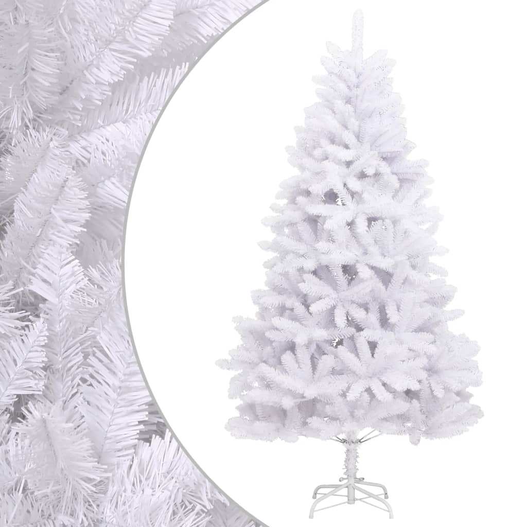 Kunstkerstboom met scharnieren met standaard 270 cm wit is nu te koop bij PeponiXL, paradijselijk wonen!