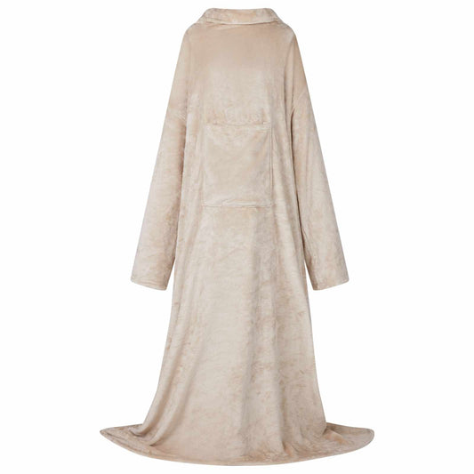 Deken hoodie Beige F Flanel is nu te koop bij PeponiXL, paradijselijk wonen!