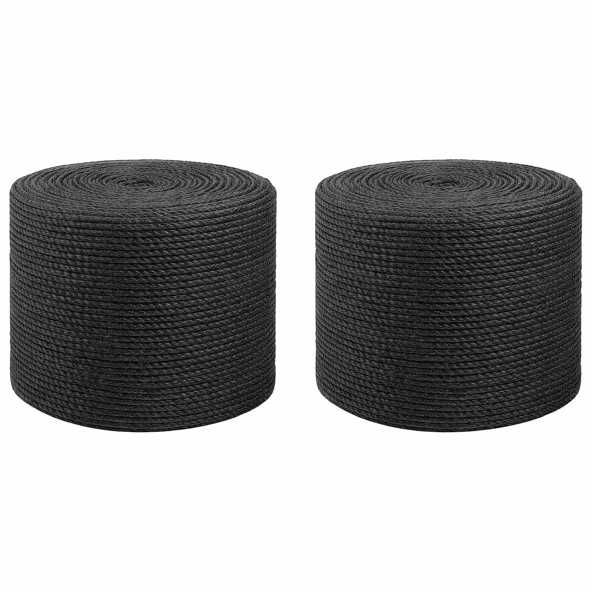 Jute Touw 2 pcs 2 Zwart 100% Tossa jute is nu te koop bij PeponiXL, paradijselijk wonen!
