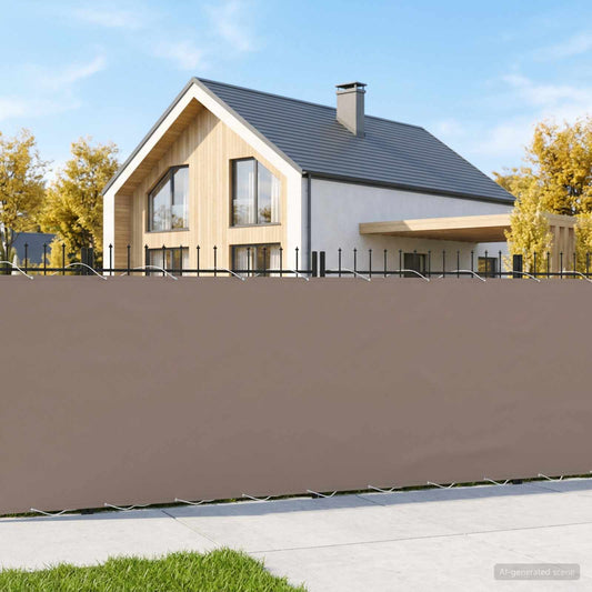 Balkon Privacy Scherm 1,2 x 25 m Stof met PU-coating Taupe is nu te koop bij PeponiXL, paradijselijk wonen!