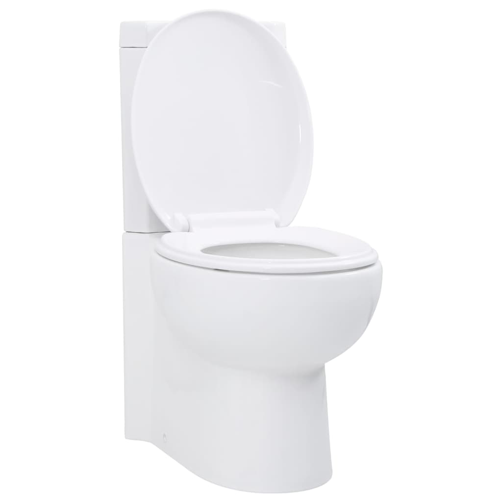 Toilet hoekmodel keramisch wit is nu te koop bij PeponiXL, paradijselijk wonen!