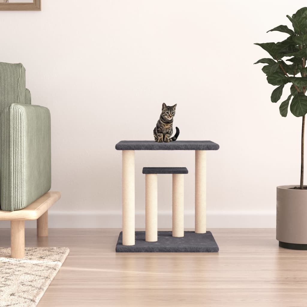 Krabpaal met platforms 50 cm donkergrijs is nu te koop bij PeponiXL, paradijselijk wonen!