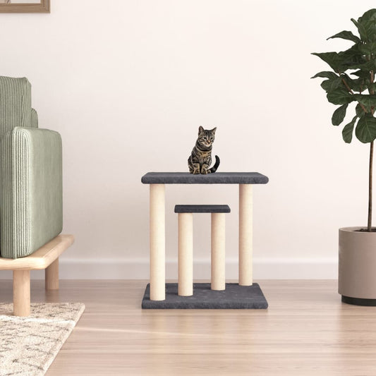 Krabpaal met platforms 50 cm donkergrijs is nu te koop bij PeponiXL, paradijselijk wonen!