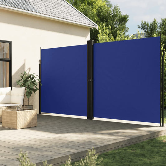 Windscherm uittrekbaar 220x1000 cm blauw is nu te koop bij PeponiXL, paradijselijk wonen!