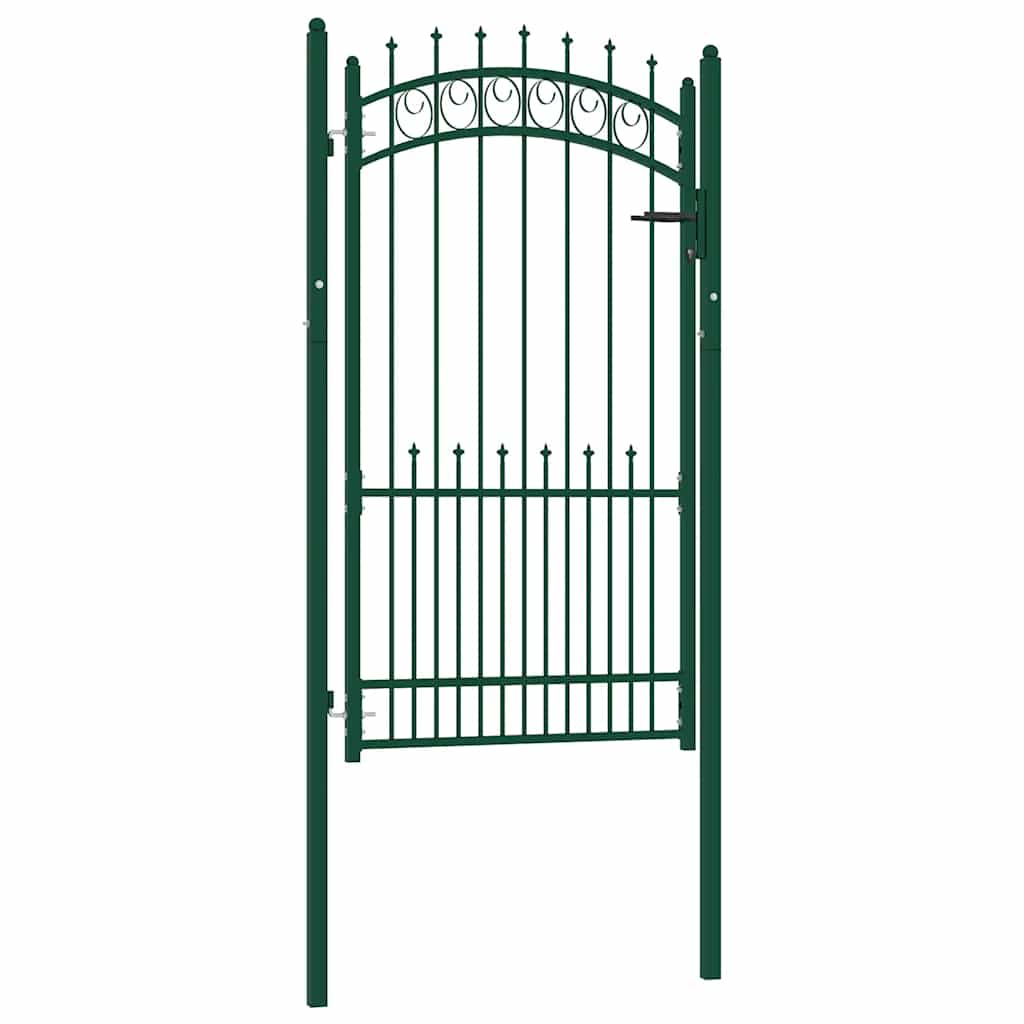 Hekpoort EMMEN met stalen pinnen 104x134,5 cm groen is nu te koop bij PeponiXL, paradijselijk wonen!