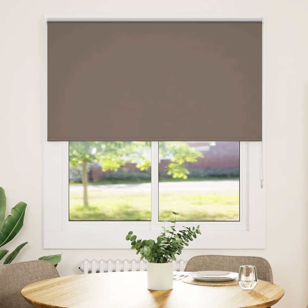 Rolgordijn verduisterend koffie 140x175 cm stofbreedte 136,6 cm is nu te koop bij PeponiXL, paradijselijk wonen!