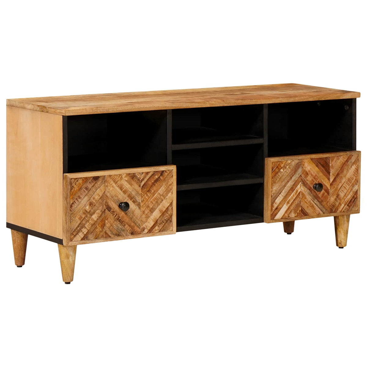 Opslagkasten Bruin 100 x 33,5 x 46 cm Massief Mango Hout is nu te koop bij PeponiXL, paradijselijk wonen!