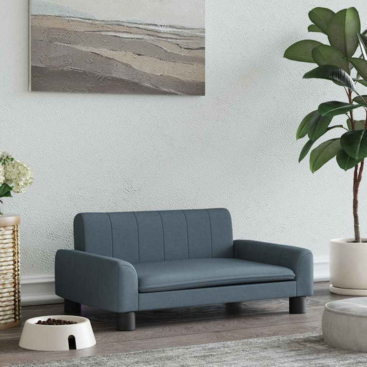 Hondenmand 70x45x30 cm stof donkergrijs is nu te koop bij PeponiXL, paradijselijk wonen!