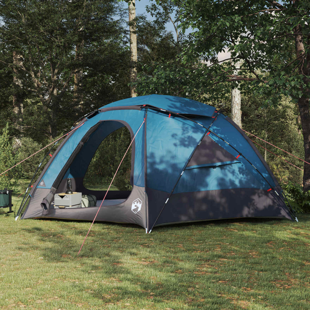 Koepeltent met Verwijderbare Regenkap Blauw 12-Persoons is nu te koop bij PeponiXL, paradijselijk wonen!