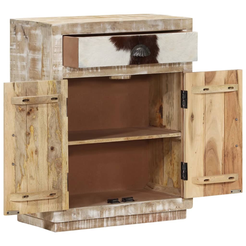 Dressoir 60x30x75 cm massief mangohout is nu te koop bij PeponiXL, paradijselijk wonen!