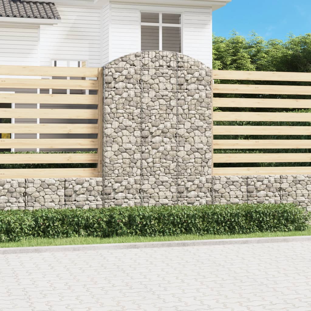 Schanskorf gewelfd 150x30x220/240 cm gegalvaniseerd ijzer is nu te koop bij PeponiXL, paradijselijk wonen!
