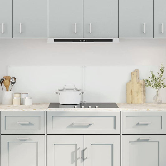 Spatschermen keuken 2 st 80x50 cm gehard glas transparant is nu te koop bij PeponiXL, paradijselijk wonen!