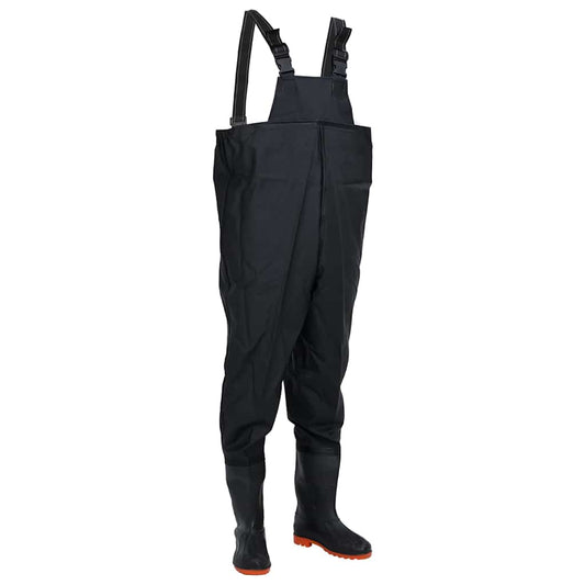 Waadpak met laarzen maat 46 zwart is nu te koop bij PeponiXL, paradijselijk wonen!