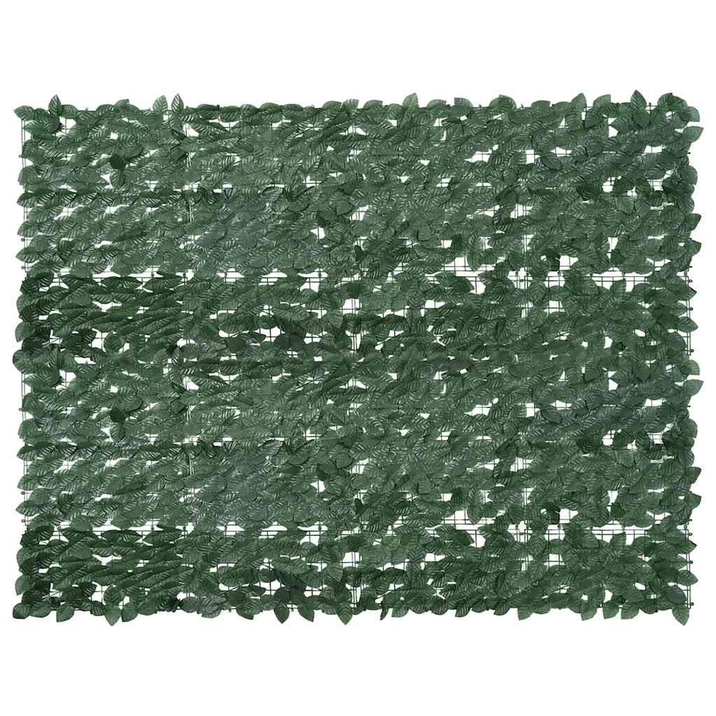 Balkonscherm met donkergroene bladeren 200x150 cm is nu te koop bij PeponiXL, paradijselijk wonen!