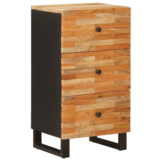 Bijzetkast met lade Bruin 40 x 33 x 75 cm Massief Mango Hout is nu te koop bij PeponiXL, paradijselijk wonen!