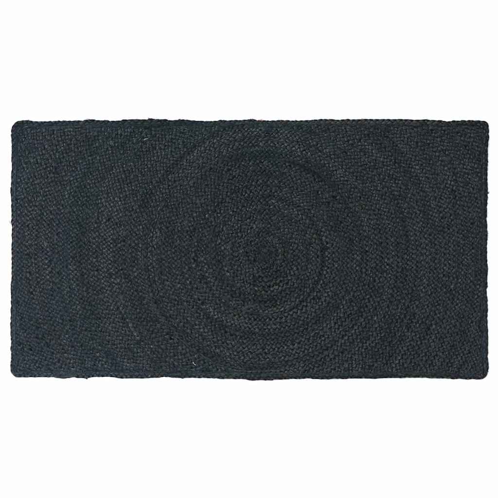 Vloerkleden Rechthoekig Donkergrijs 60 x 110 cm Jute is nu te koop bij PeponiXL, paradijselijk wonen!