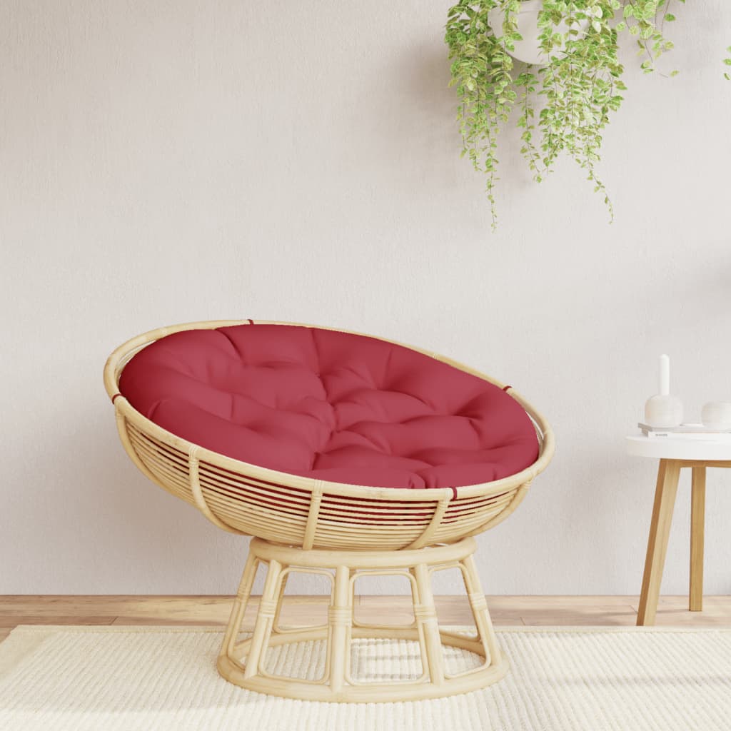Zitkussen rond Ø 100x11 cm oxford stof wijnrood is nu te koop bij PeponiXL, paradijselijk wonen!