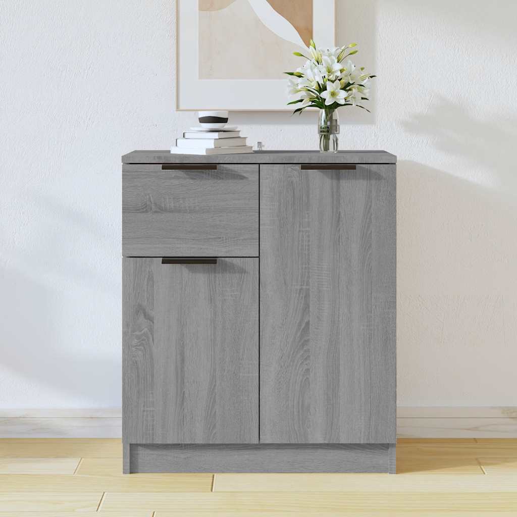 Dressoir 60x30x70 cm bewerkt hout grijs sonoma eiken is nu te koop bij PeponiXL, paradijselijk wonen!