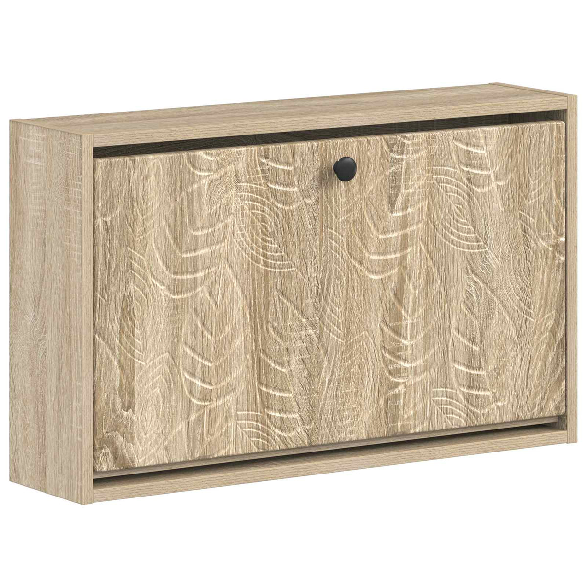 Wandgemonteerde Schoenkast DELFT 71 x 17 x 43 cm Bewerkt hout is nu te koop bij PeponiXL, paradijselijk wonen!