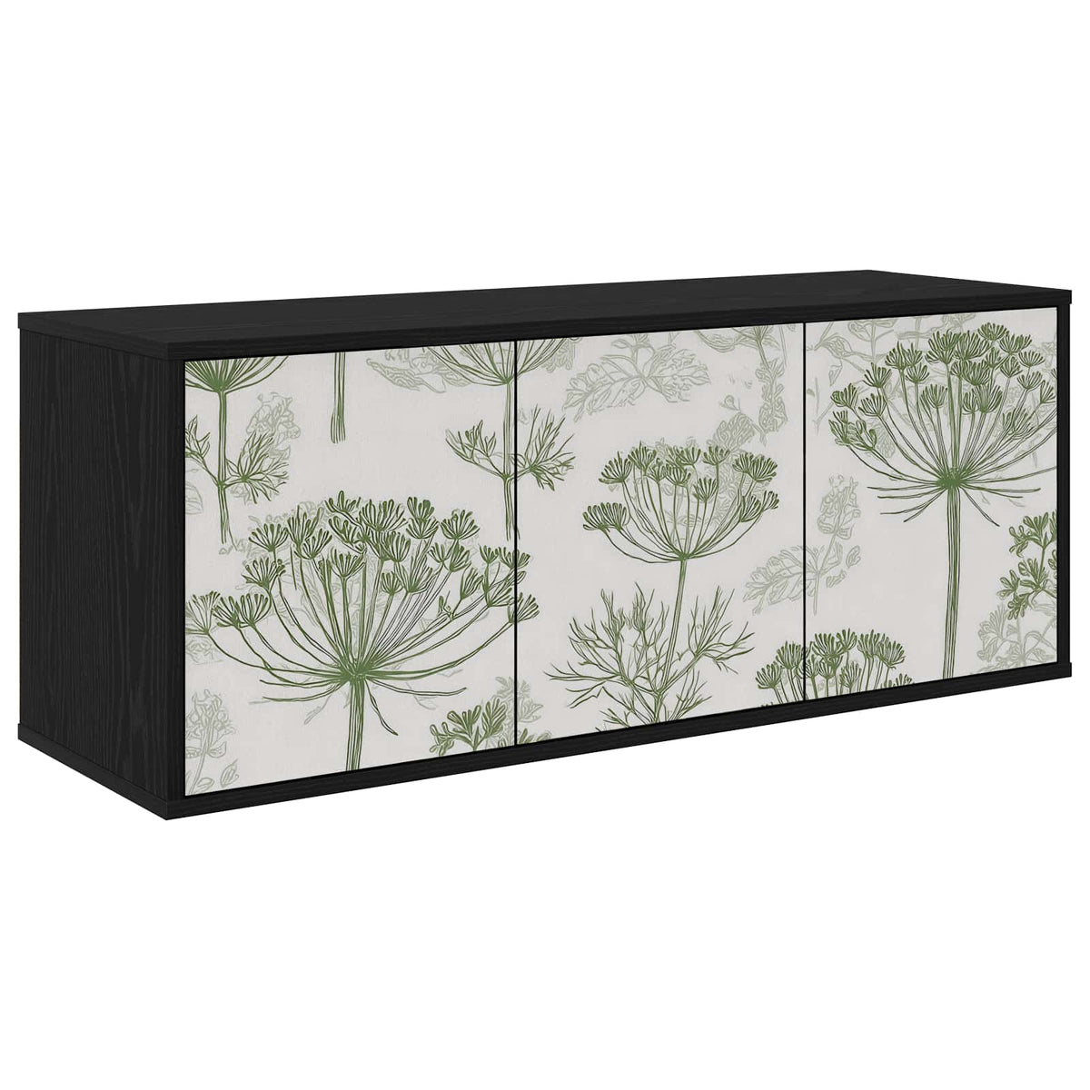 Wandgemonteerd tv-meubel GOTHA 102 x 33 x 40 cm Zwart eiken is nu te koop bij PeponiXL, paradijselijk wonen!