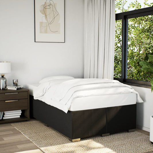 Bedframe zonder matras 120x190 cm stof zwart is nu te koop bij PeponiXL, paradijselijk wonen!