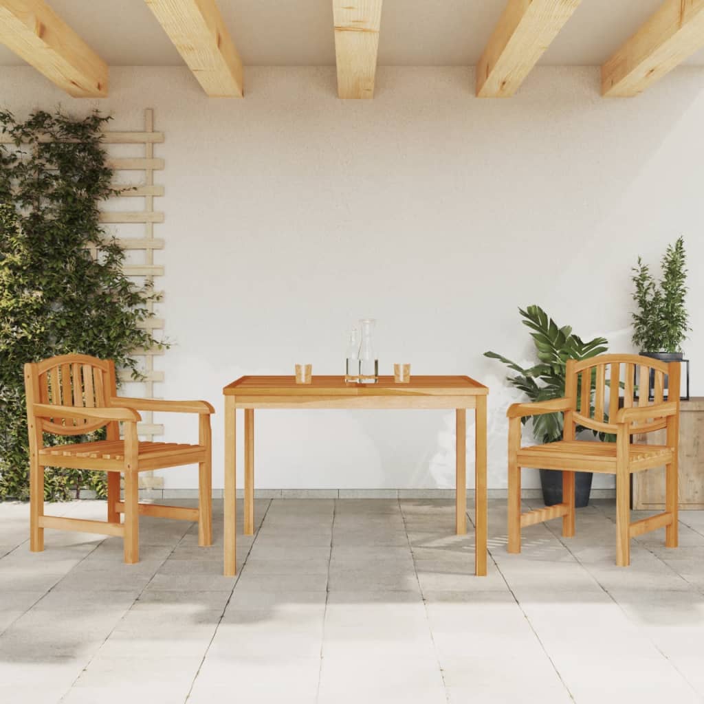 3-delige Tuinset massief teakhout is nu te koop bij PeponiXL, paradijselijk wonen!