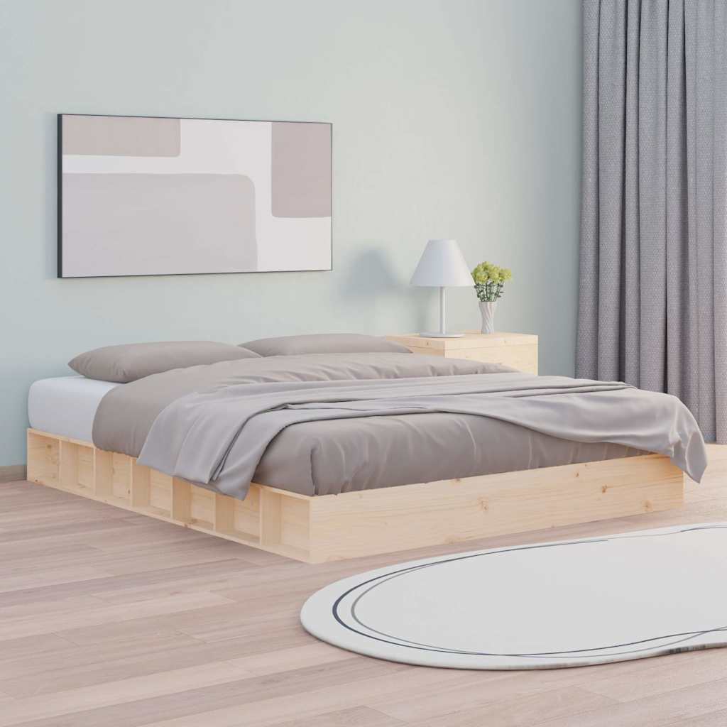 Bedframe massief hout 180x200 cm is nu te koop bij PeponiXL, paradijselijk wonen!