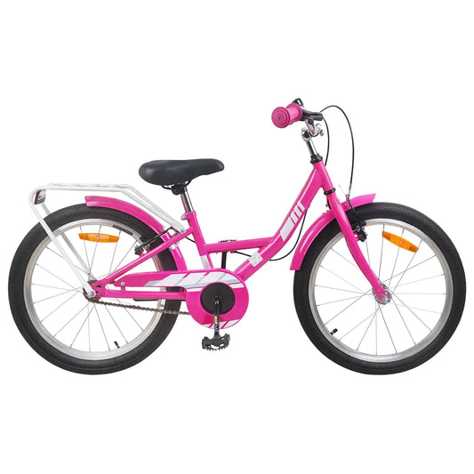 Kinderfiets 20 Inch voor 6-11 jaar oud Roze is nu te koop bij PeponiXL, paradijselijk wonen!