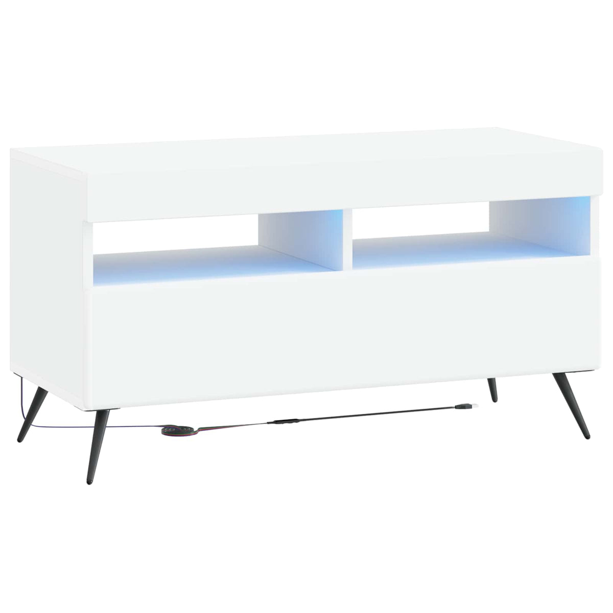 LED tv-meubel Wit Bewerkt hout is nu te koop bij PeponiXL, paradijselijk wonen!