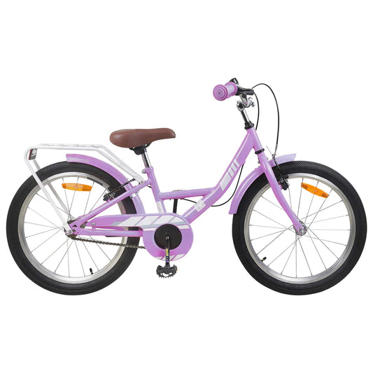 Kinderfiets 18 Inch voor 5-7 jaar Paars is nu te koop bij PeponiXL, paradijselijk wonen!