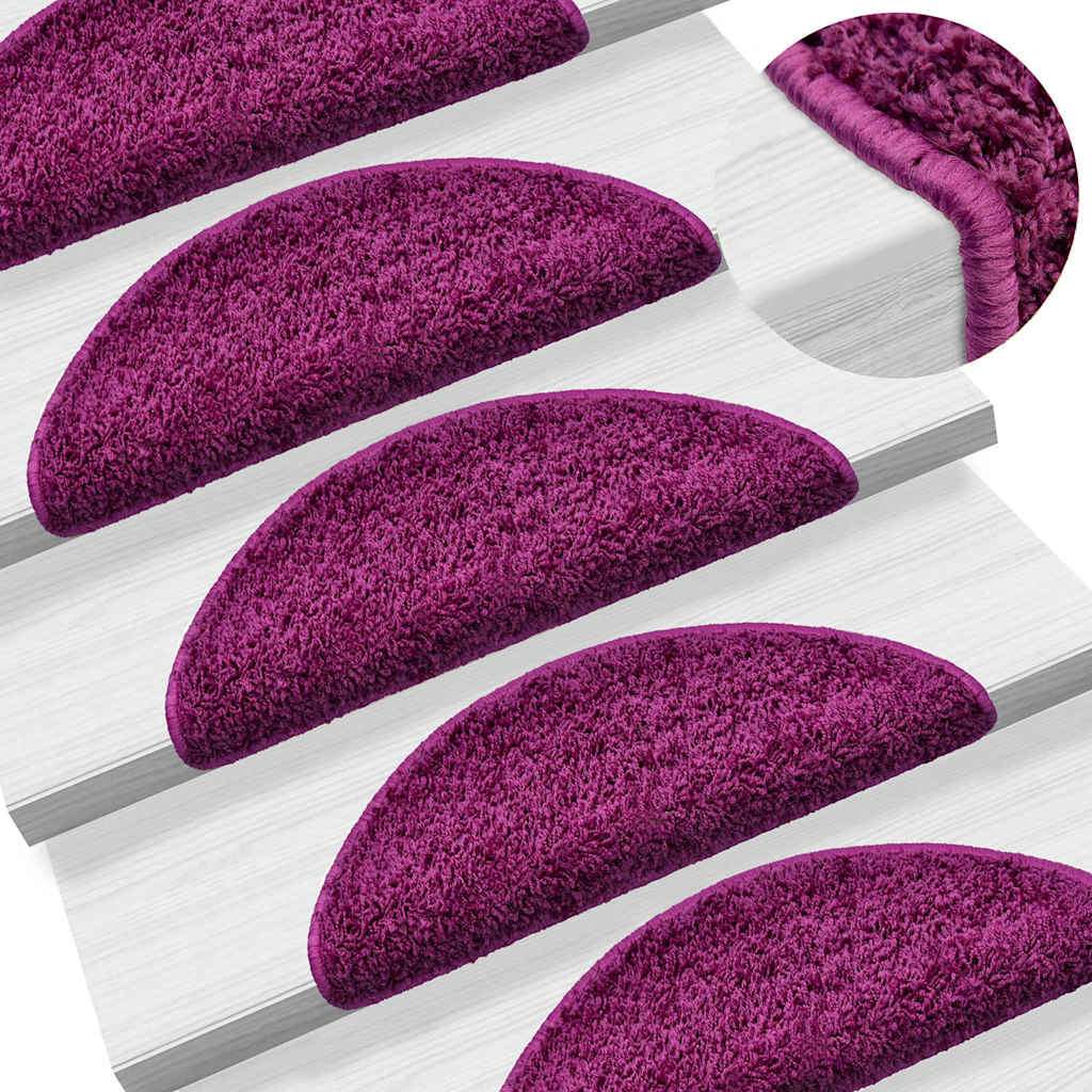 Trapmatten 20 st 56x17x3 cm Violet Halfrond is nu te koop bij PeponiXL, paradijselijk wonen!