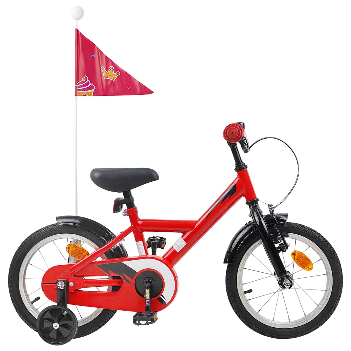 Kinderfiets 12 Inch voor 2-4 jaar oud Rood is nu te koop bij PeponiXL, paradijselijk wonen!