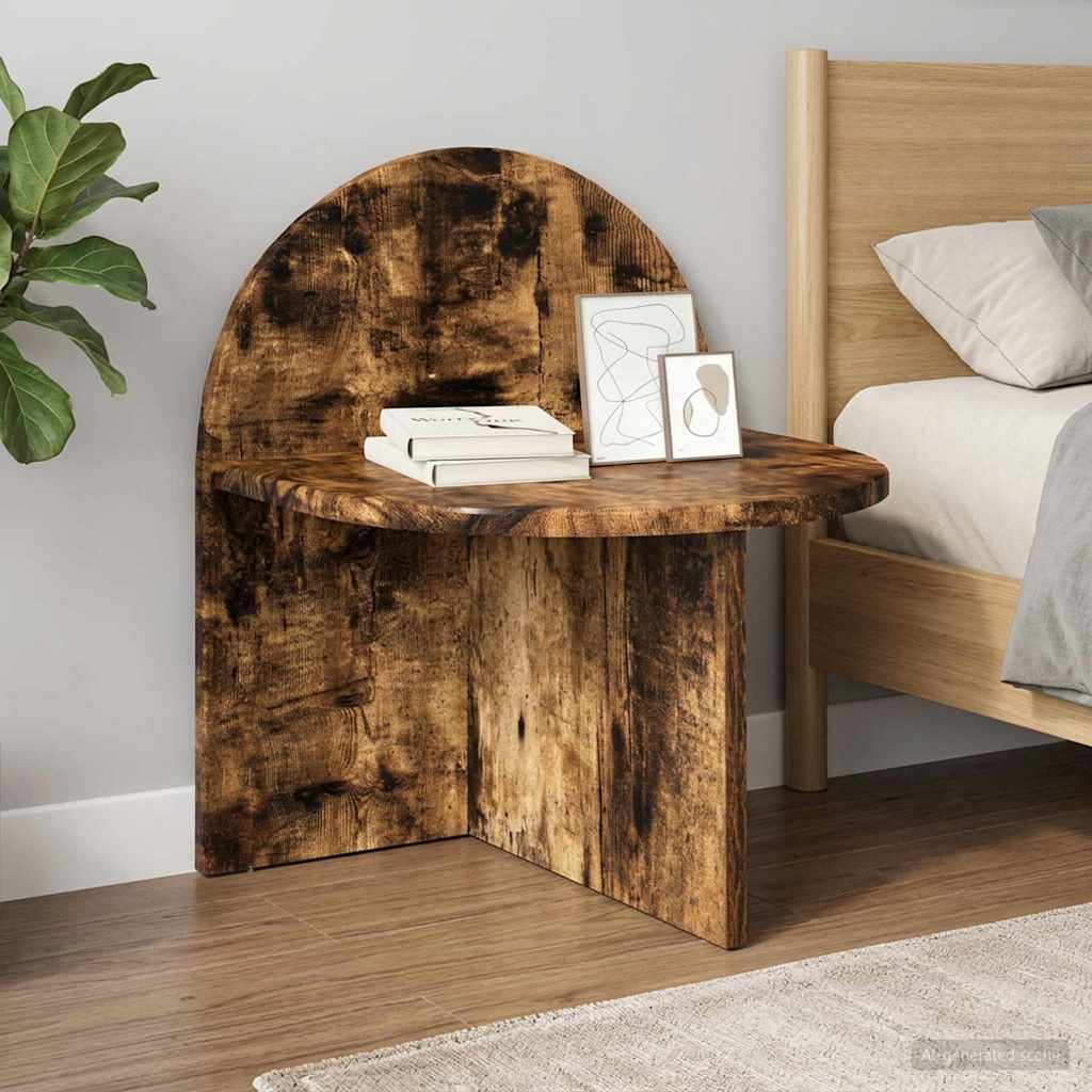 Nachtkastje 2 pcs Gerookt eiken 40 x 35,5 x 45,5 cm is nu te koop bij PeponiXL, paradijselijk wonen!