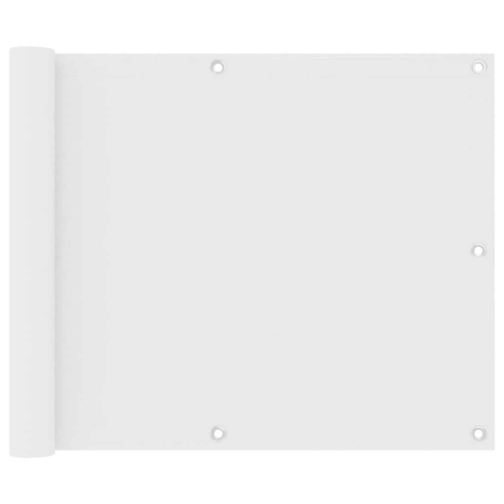 Balkonscherm 75x300 cm oxford stof wit is nu te koop bij PeponiXL, paradijselijk wonen!